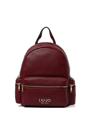 LIU JO logo-detail backpack - Red