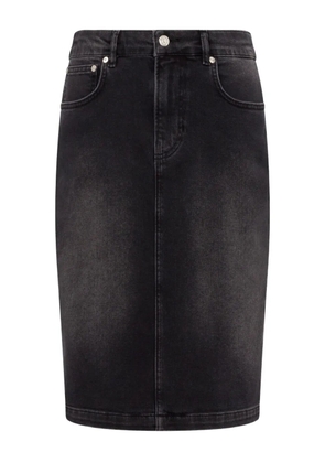 MOSCHINO JEANS high-rise denim skirt - Grey