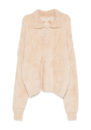 RETERNITY Clair button-collar polo shirt - Neutrals