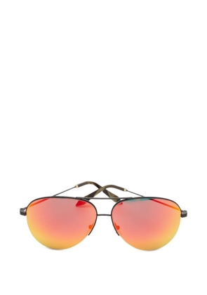 Victoria Beckham mirrored pilot-frame sunglasses - Black