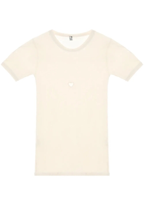 Baserange cut-out T-shirt - White