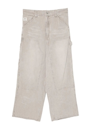 FIVE CM logo-patch trousers - Grey