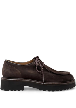 CALCE lace-up lug-sole Derby shoes - Brown