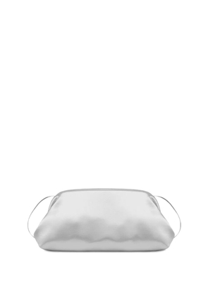 Alberta Ferretti satin-finish clutch bag - Silver
