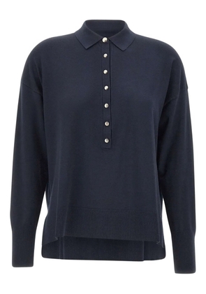 ELENA MIRO` buttoned polo shirt - Blue
