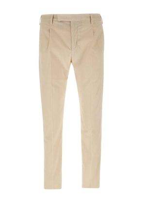 PT Torino pleated corduroy trousers - Neutrals
