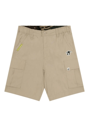 AAPE BY *A BATHING APE® logo-patch cargo shorts - Neutrals