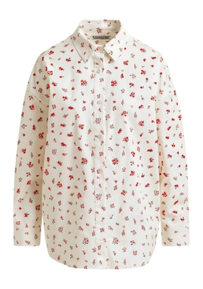 Essentiel Antwerp cotton floral shirt - White