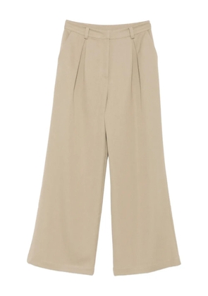 Patrizia Pepe pleated wide-leg trousers - Neutrals
