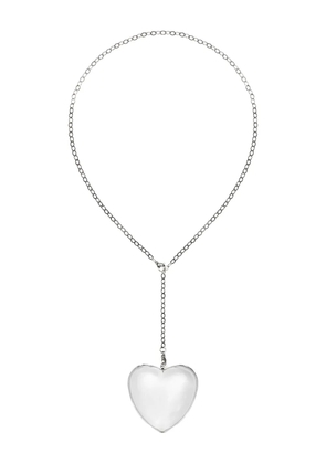 The Good Statement small Heart necklace - White