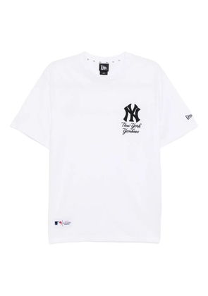 NEW ERA CAP logo-embroidered T-shirt - White