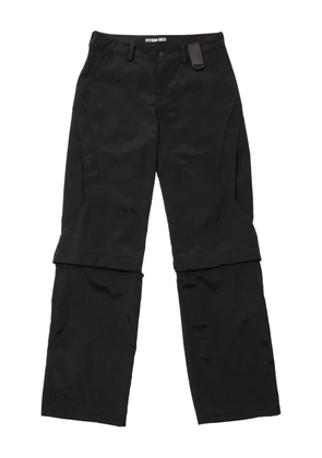 Hyein Seo zip-fastening panelled trousers - Black