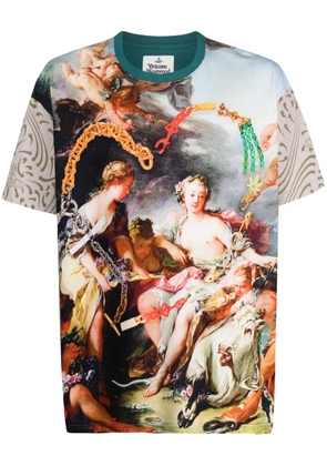Vivienne Westwood Boucher-print cotton T-shirt - Blue