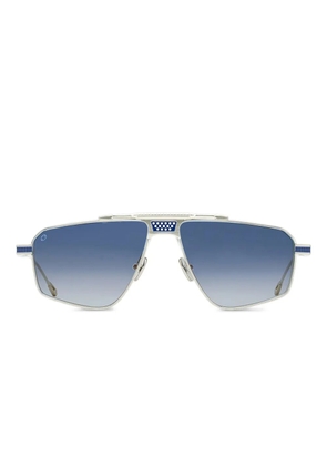 T Henri Eyewear Drophead geometric-frame sunglasses - Silver