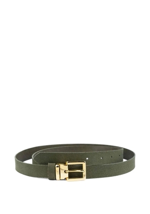 The Frankie Shop Evro suede belt - Green