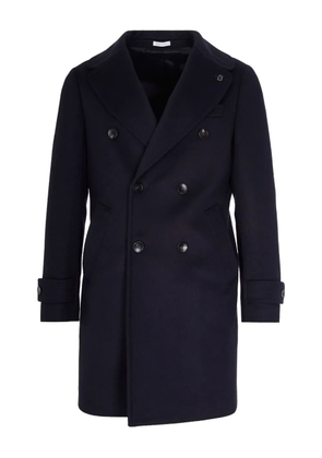 BRERAS MILANO double-breasted wool coat - Blue