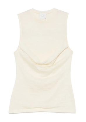 Nanushka cowl-neck sleeveless top - Neutrals