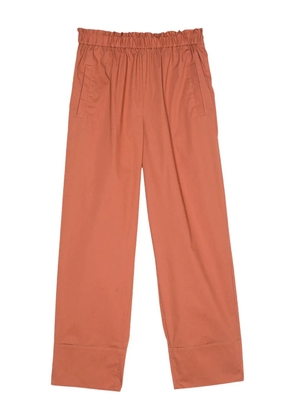 TWINSET elasticated-waist trousers - Brown