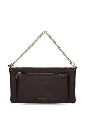 Michael Michael Kors chain-strap leather satchel - Brown