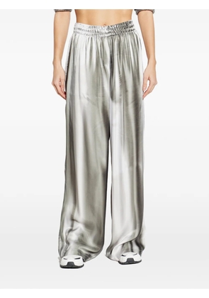 Diesel elasticated wide-leg trousers - Grey