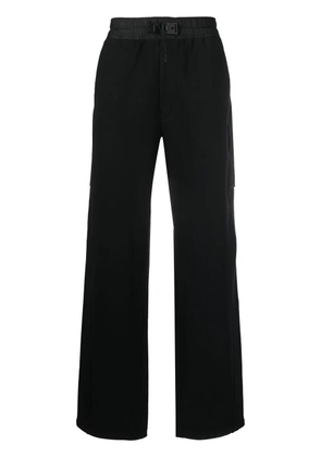 Y-3 straight-leg cut trousers - Black