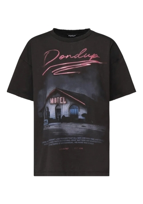 DONDUP graphic-print T-shirt - Black