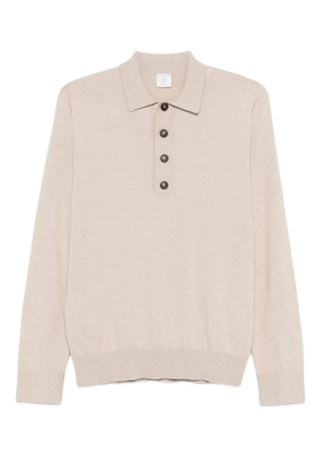 Eleventy knitted polo sweater - Neutrals