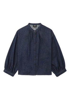 A.P.C. buttoned top - Blue