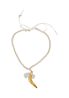 Forte Forte cord necklace - White