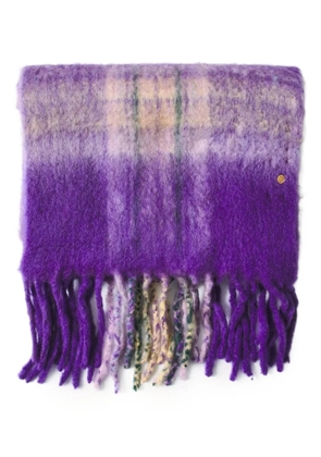 Antik Batik Scarvis fringed scarf - Purple