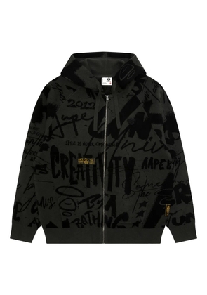 AAPE BY *A BATHING APE® zip-up hoodie - Grey