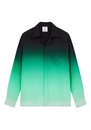 Casablanca ombré-effect shirt - Green