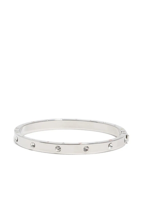 Bimba y Lola crystal-embellished bangle bracelet - Silver