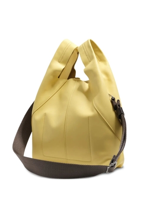 Bimba y Lola medium Paper leather tote bag - Yellow