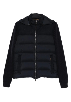 Moorer zipped padded jacket - Blue