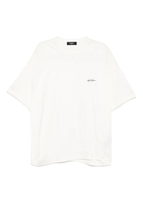 SONGZIO Songjio homme slant autograph T-shirt - White