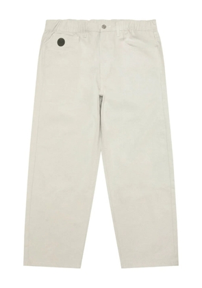 AAPE BY *A BATHING APE® Moonface elasticated logo trousers - White