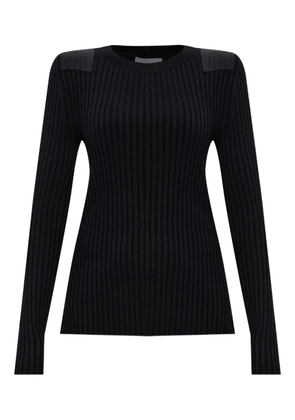 Helmut Lang ribbed long-sleeve top - Black