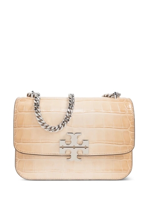 Tory Burch small Eleanor crocodile-embossed shoulder bag - Neutrals