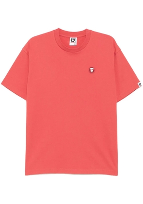 AAPE BY *A BATHING APE® logo-patch T-shirt - Red