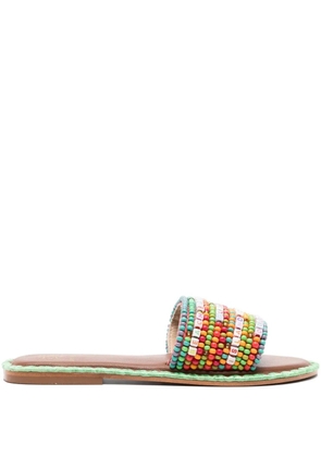 DE SIENA SHOES Resort bead sandals - Green