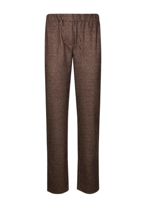Weekend Max Mara elasticated-waistband straight trousers - Brown