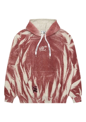 AAPE BY *A BATHING APE® graphic hoodie - Red