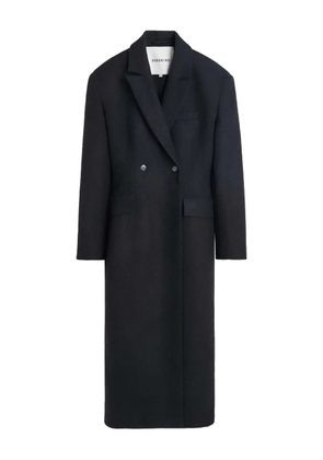 HERSKIND padded-shoulders double-breasted coat - Blue