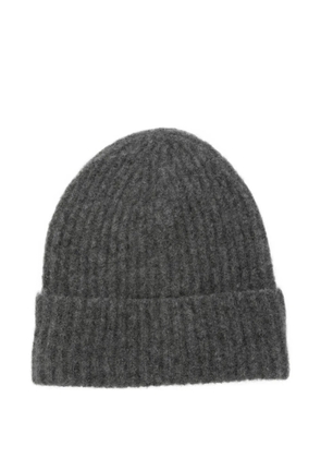 Roberto Collina ribbed beanie - Grey