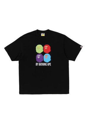 A BATHING APE® Multi Ape Head T-shirt - Black