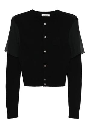 Undercover double-layer cardigan - Black