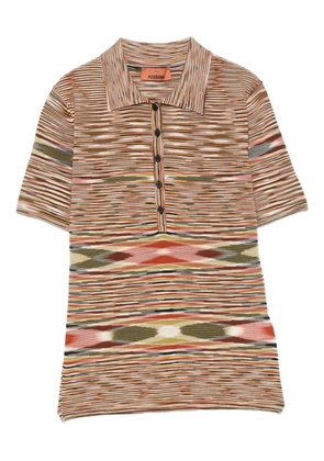 Missoni striped polo shirt - Green