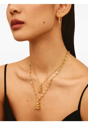 Crystal Haze Nostalgia bear-shape pendant - Gold