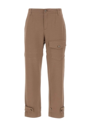 ELENA MIRO` cargo trousers - Brown
